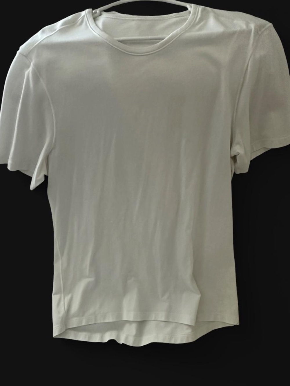 Lululemon Men's White Short Sleeve Crewneck T-Shirt